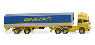 102-051703 - H0 - Pritschensattelzug (Iveco) -Danzas-